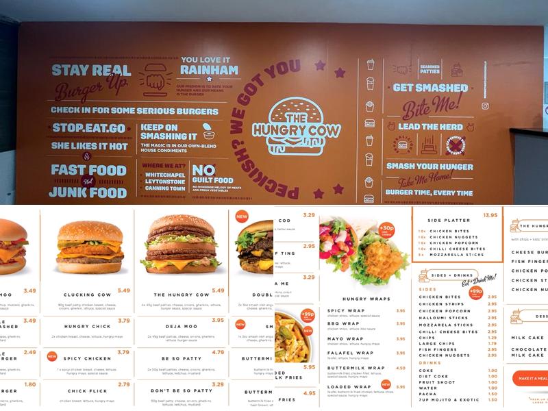 The Hungry Cow Menu