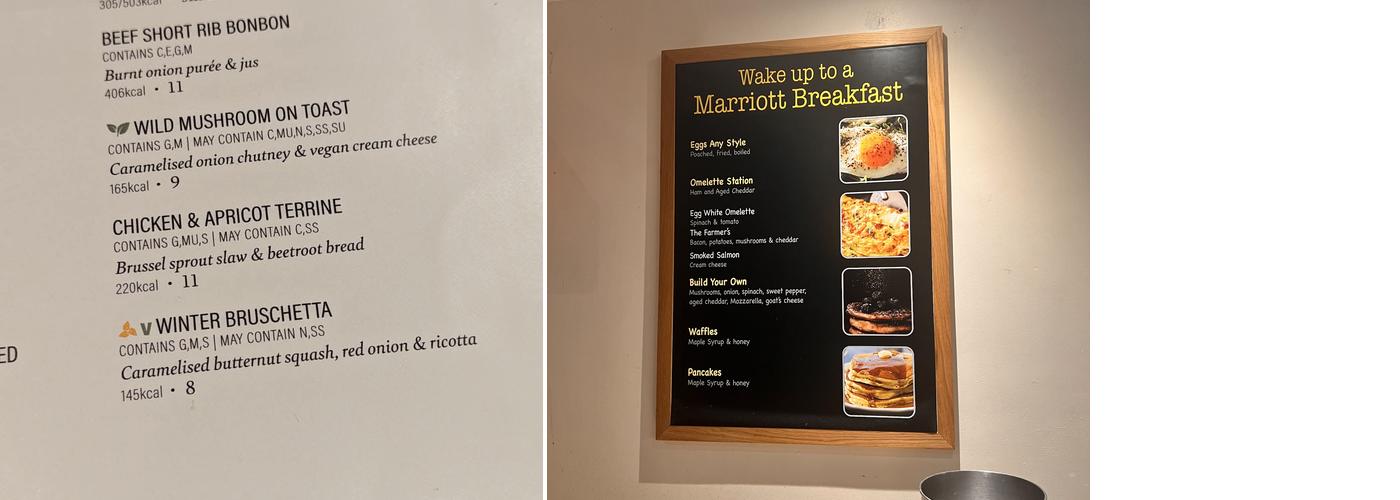 The Brew Bar Lounge Menu