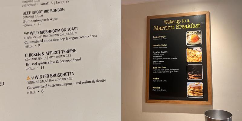 The Brew Bar Lounge Menu