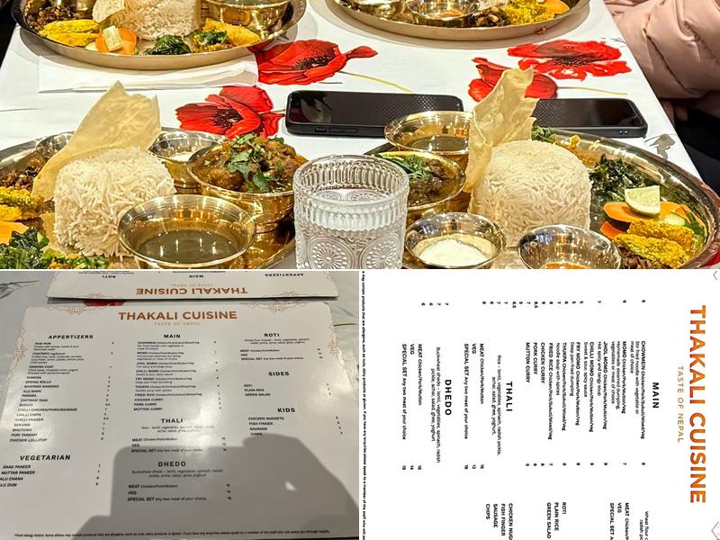 Thakali Cuisine Cafe & Bar Menu
