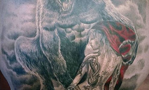 Preying Mantis Tattoo 2- Kipling 850 Kipling St, Lakewood Colorado 80215