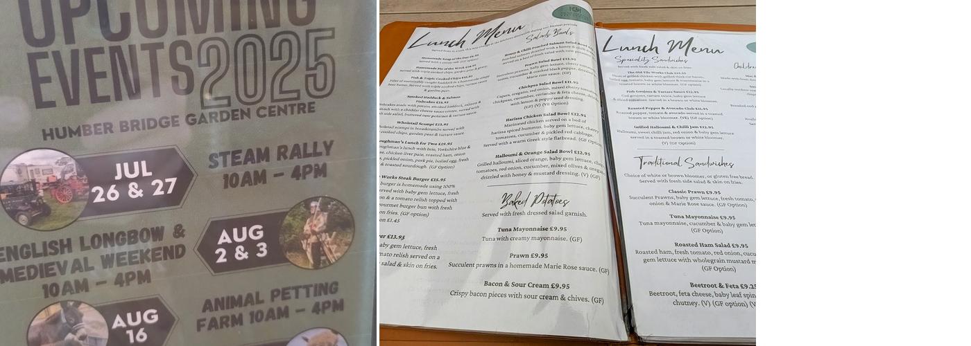 The Old Tile Works Menu