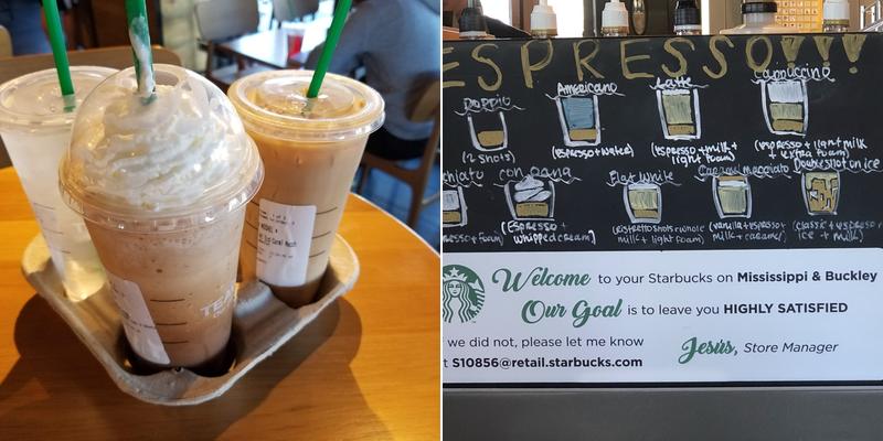 Starbucks Menu