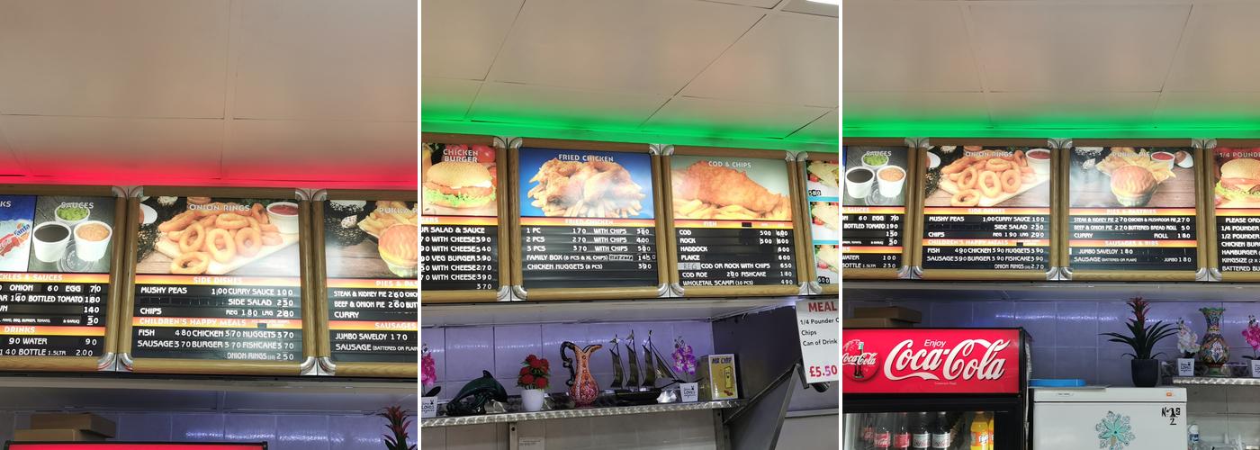 Island Fish & Chips Menu