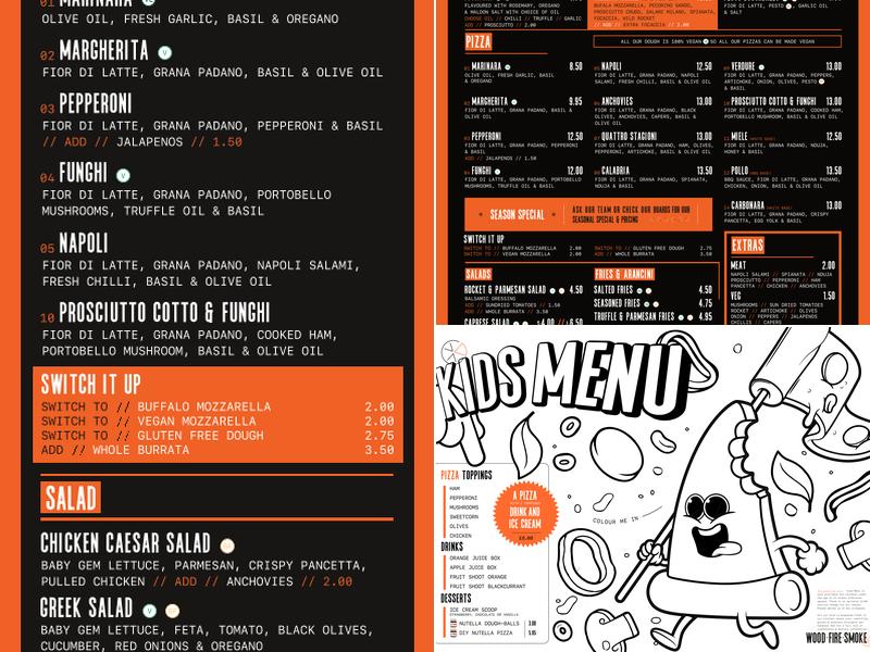 Wood Fire Smoke Macclesfield Menu