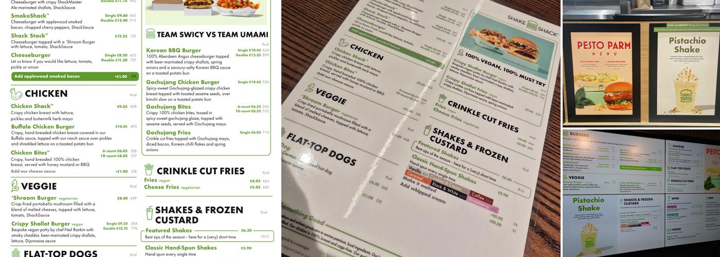 Shake Shack Birmingham Menu
