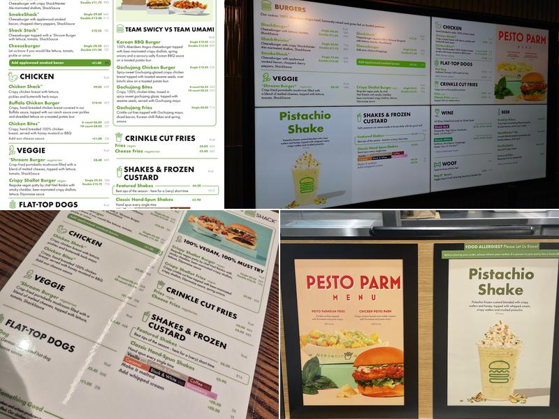 Shake Shack Birmingham Menu