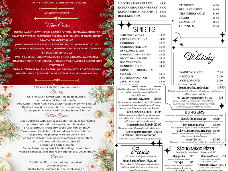 Mavi Kitchen & Bar Menu