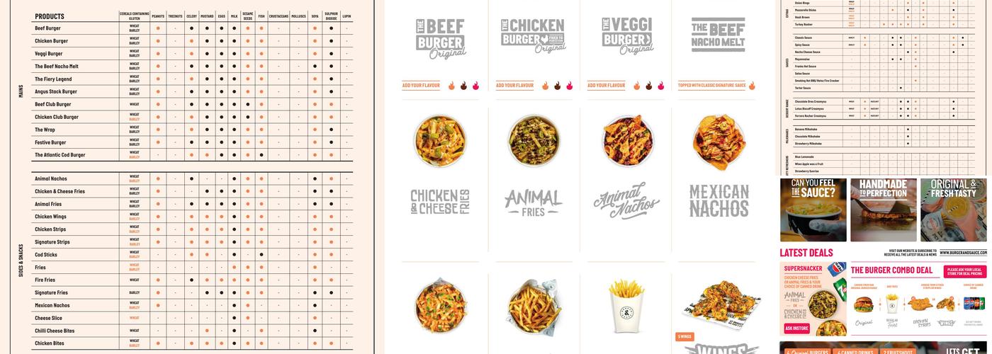 BURGER & SAUCE - Merry Hill Menu