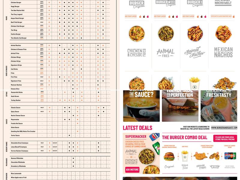 BURGER & SAUCE - Merry Hill Menu