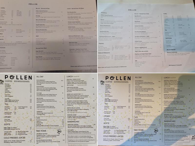 Pollen Bakery - KAMPUS Menu
