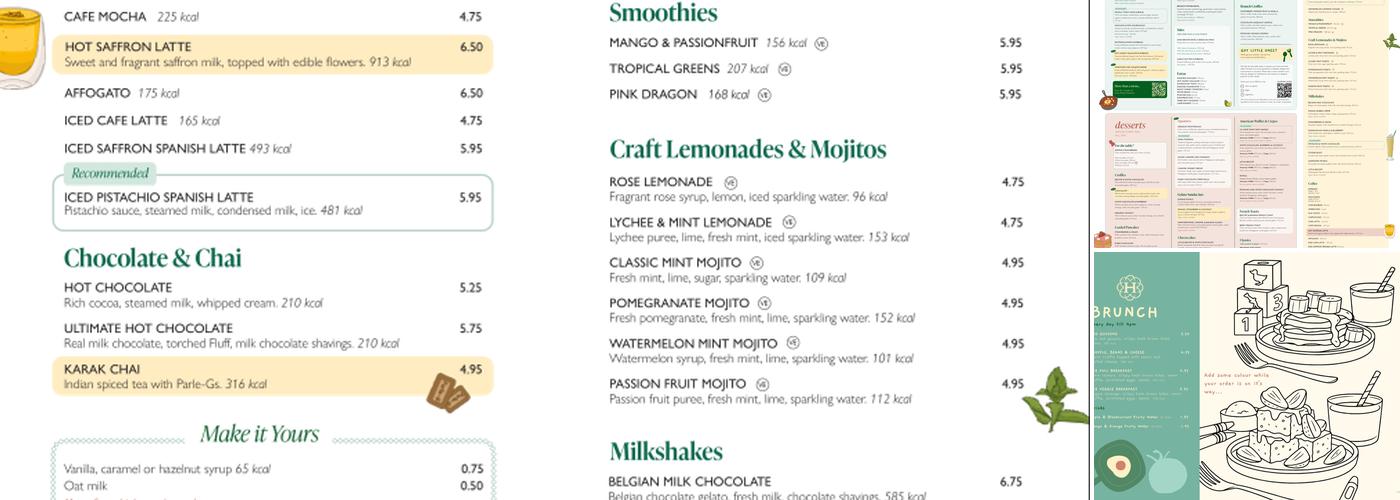 Heavenly Desserts Merry Hill Menu