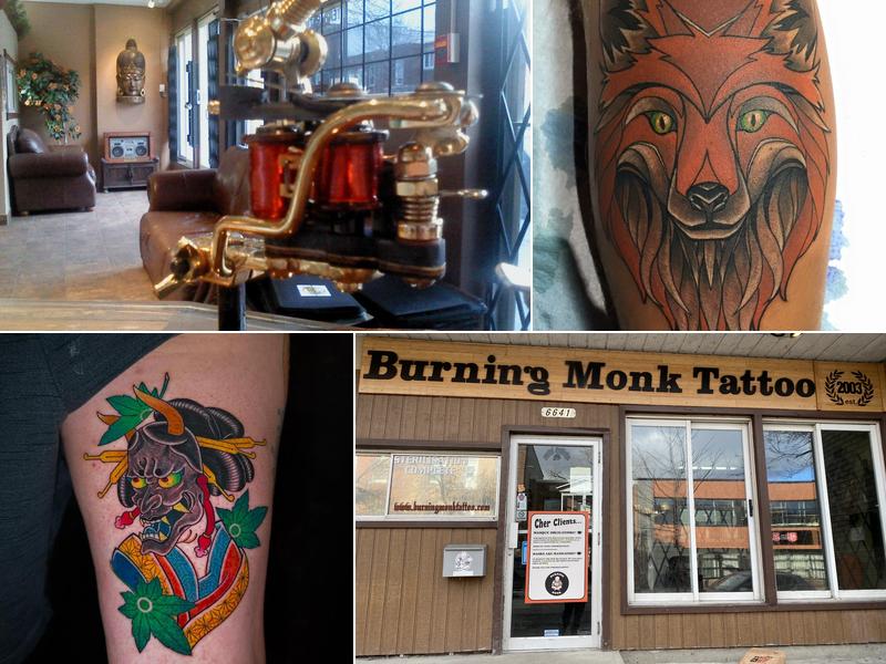 BURNING MONK TATTOO MTL