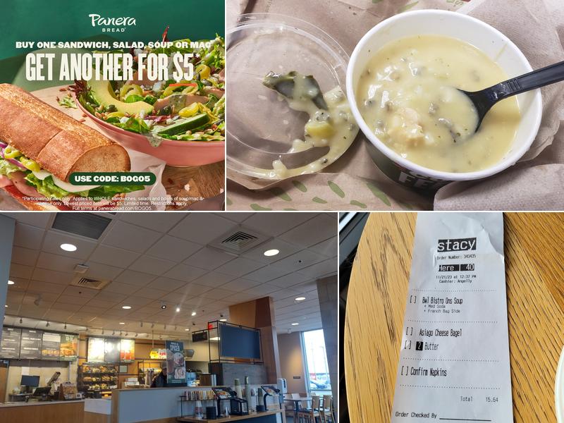 Panera Bread Menu