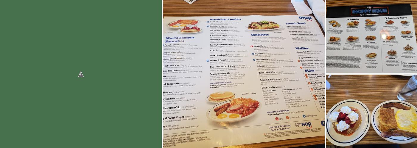 IHOP Menu