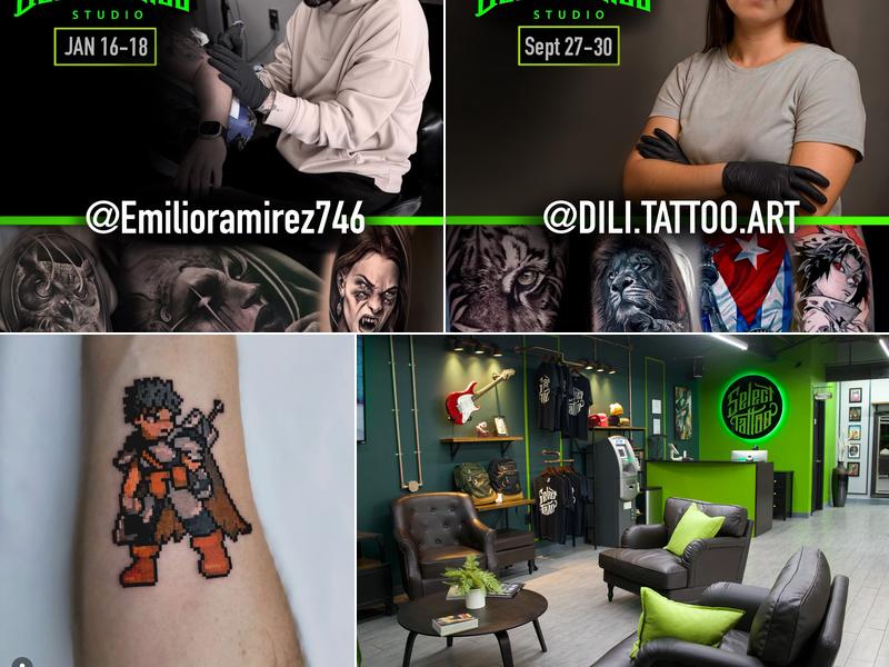 Select tattoo studio
