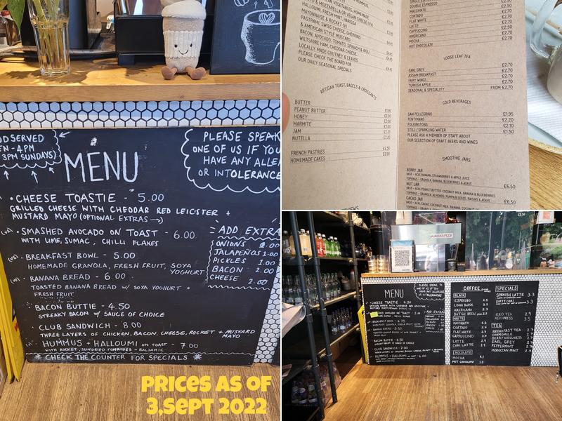 Thoughtfully Cafe Menu