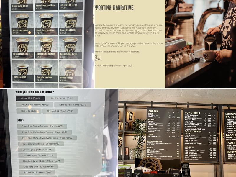 Black Sheep Coffee Menu