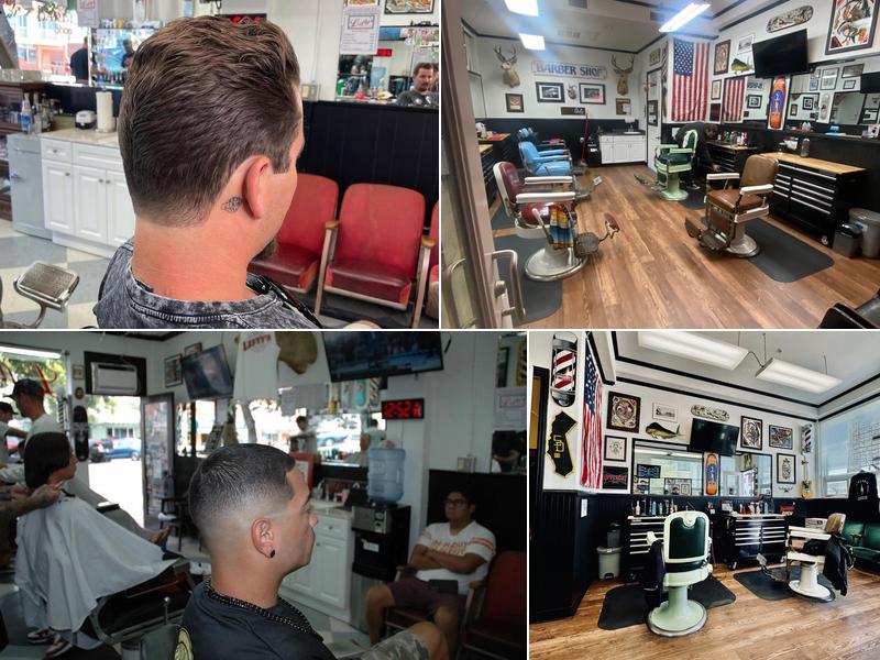 Lefty's Barbershop Turquoise St