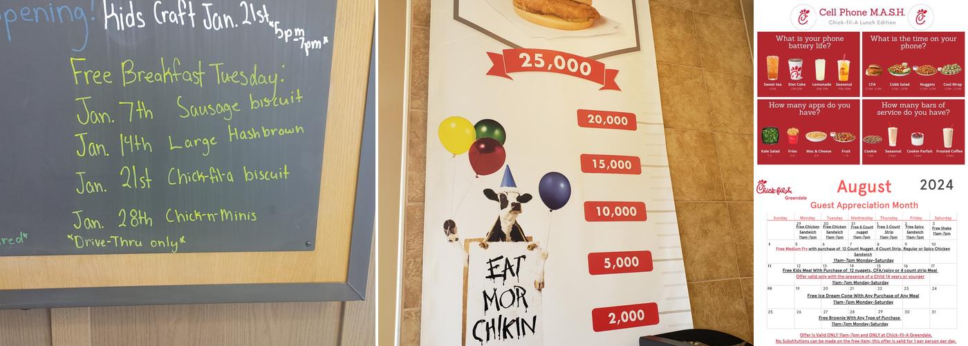Chick-fil-A Menu