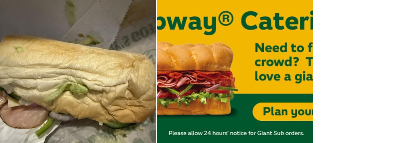 Subway Menu