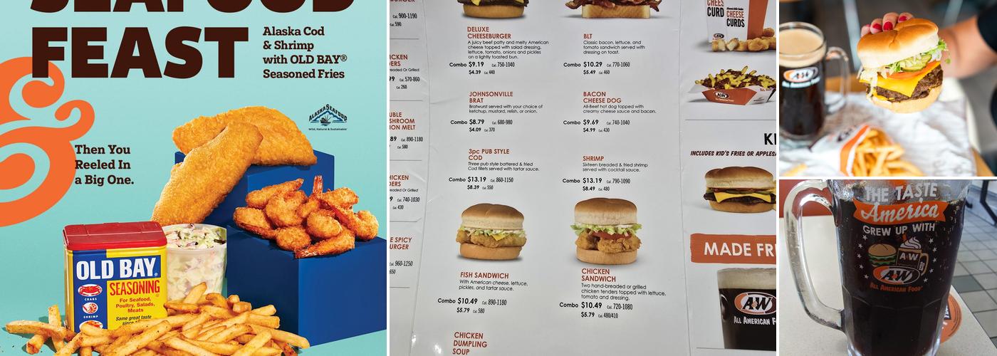 A&W Restaurant Menu