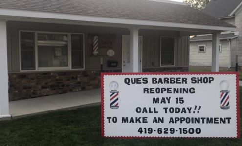 Que's Barber Shop 201 N Main St, New Bremen Ohio 45869