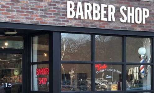 Dapper House Barber Cass Corridor