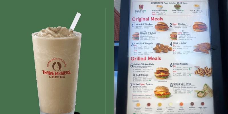 Chick-fil-A Menu
