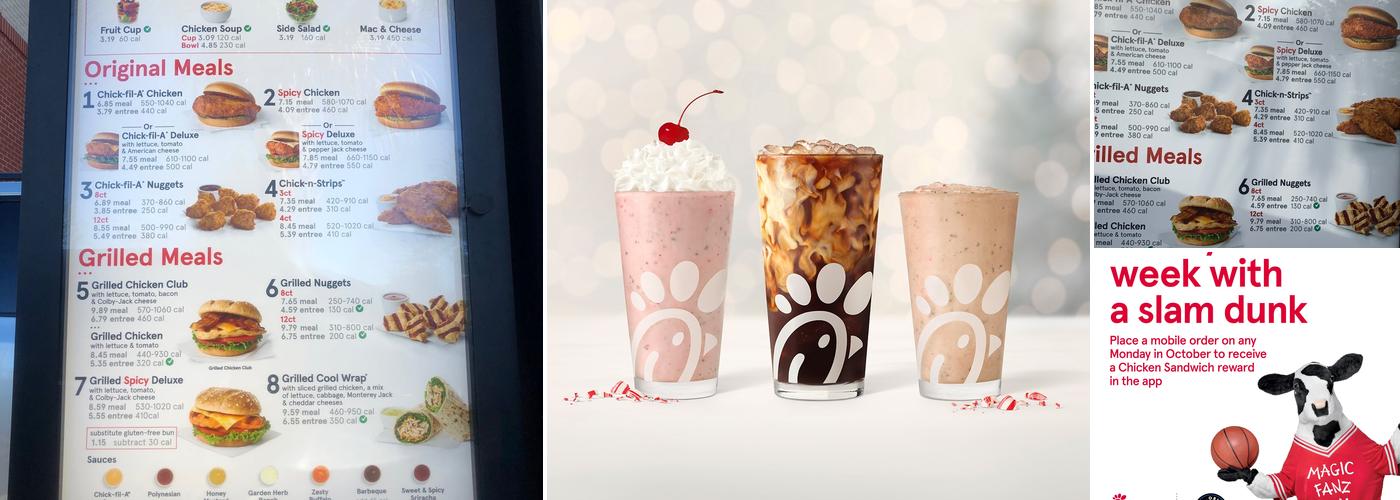 Chick-fil-A Menu