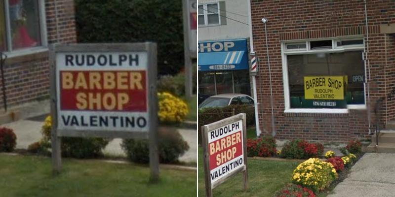 Rudolph Valentino Barber Shop