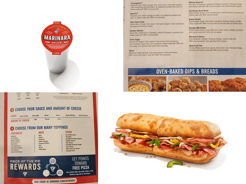 Domino's Pizza Menu
