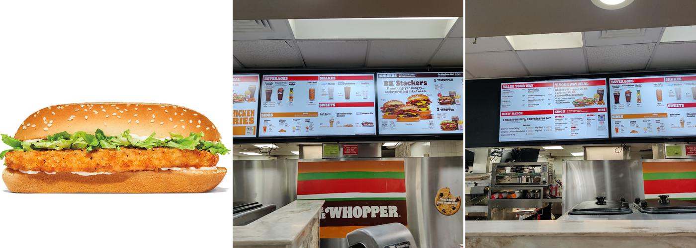 Burger King Menu