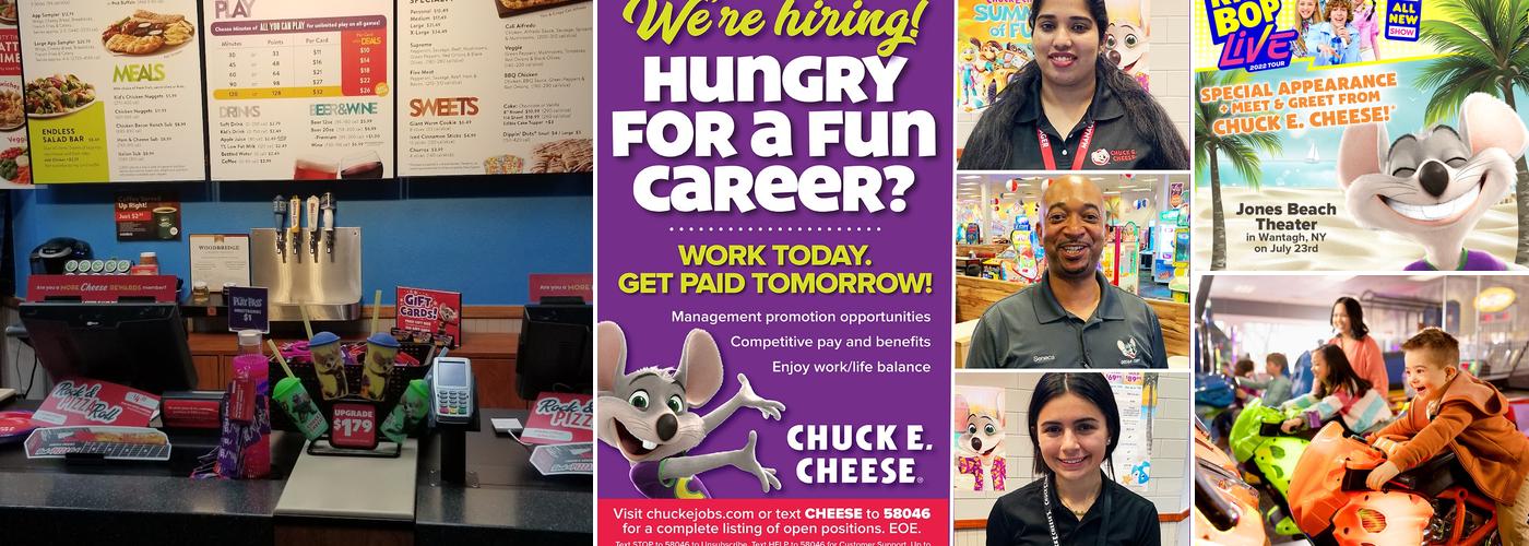 Chuck E. Cheese Menu