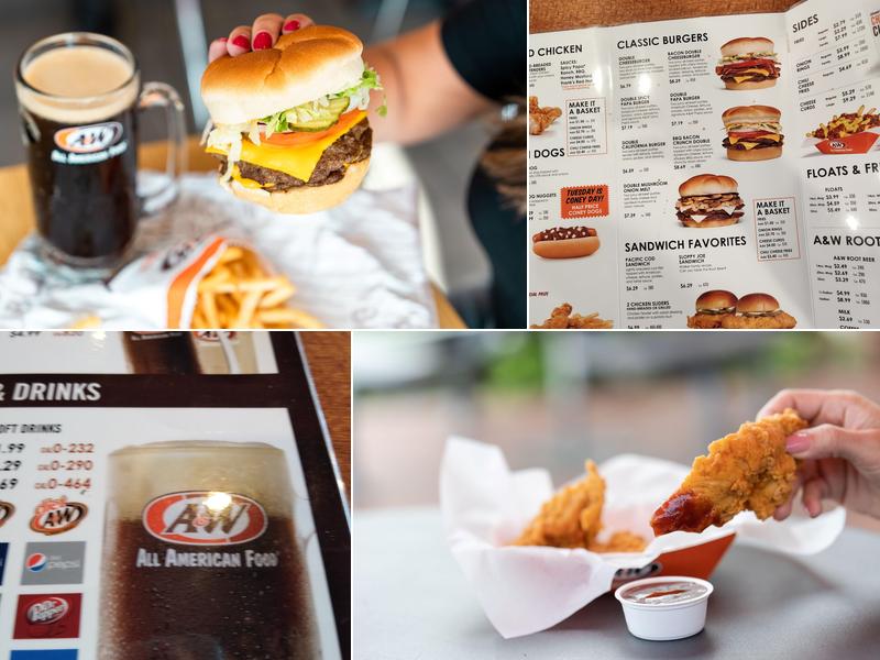 A&W Restaurant Menu