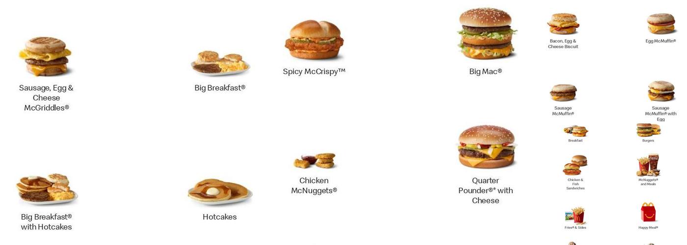 McDonald's Menu