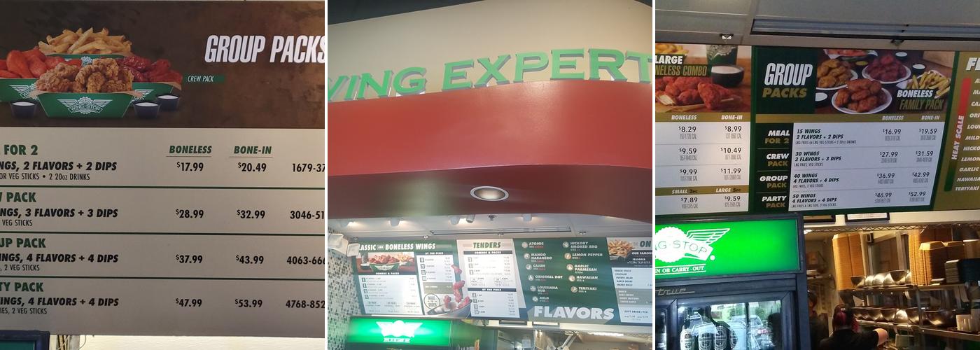 Wingstop Menu