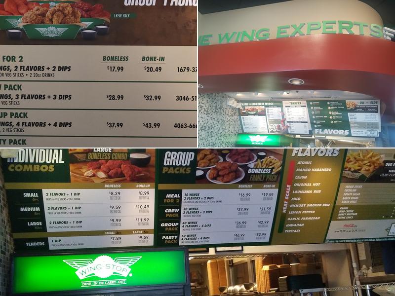Wingstop Menu
