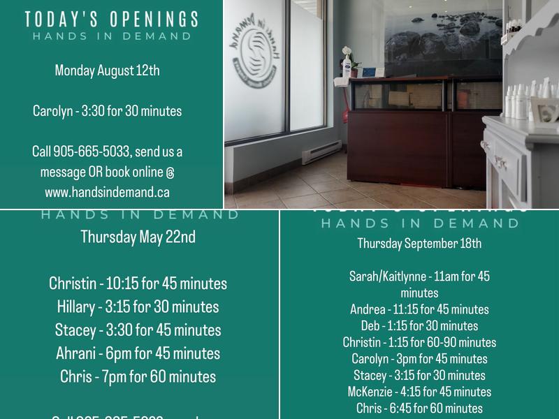 Hands In Demand Therapeutic Massage Company