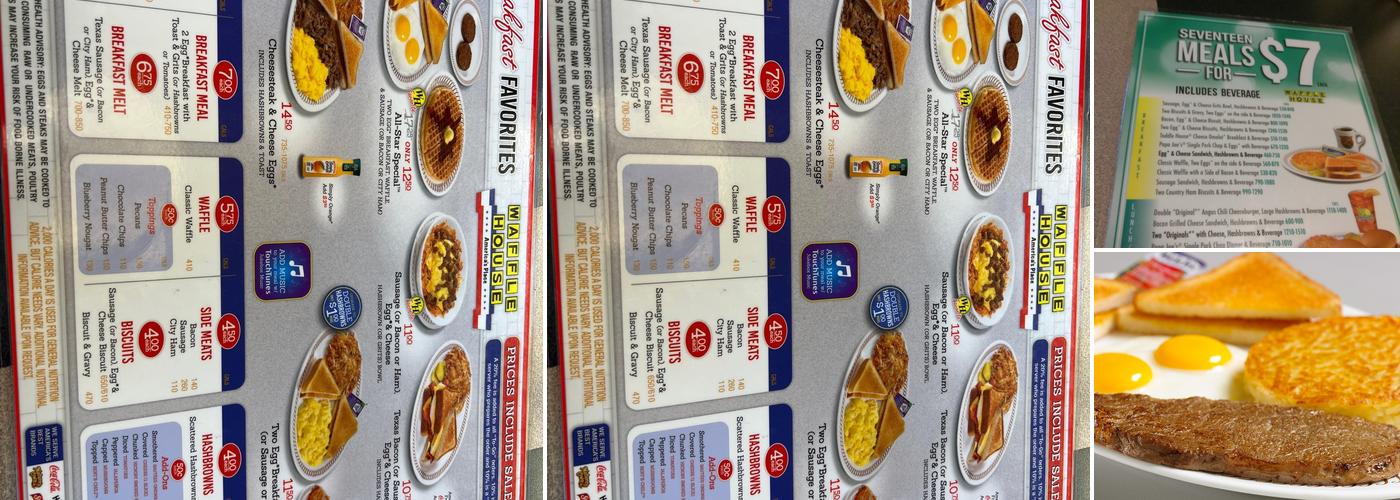 Waffle House Menu