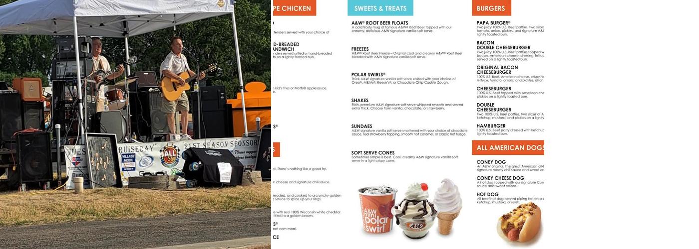 A&W Restaurant Menu
