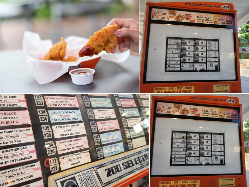 A&W Restaurant Menu