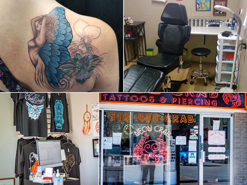 Neon Crab Tattoos & Piercing