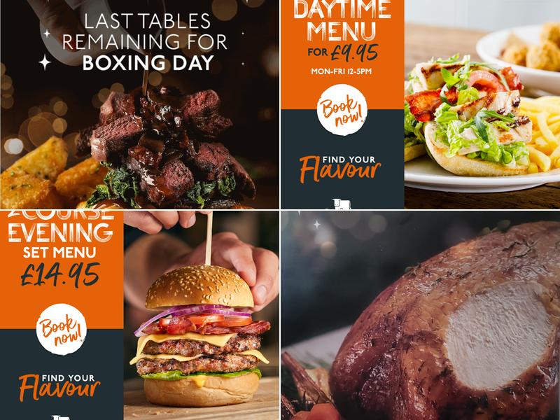 Halifax Beefeater Menu