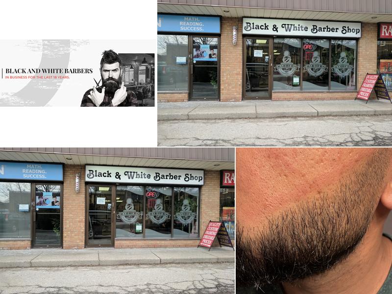 Black and White Hair Salon