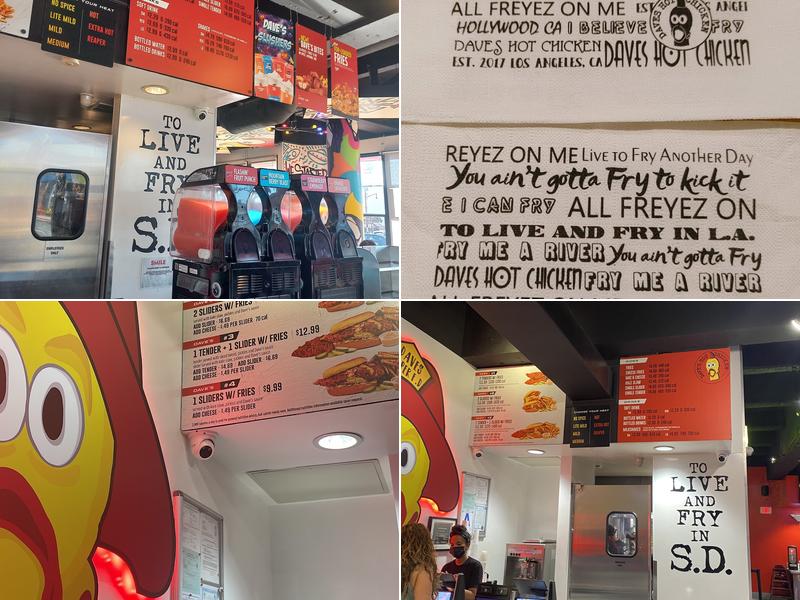 Dave's Hot Chicken Menu