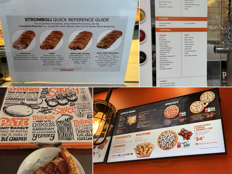 Pizza Pizza Menu