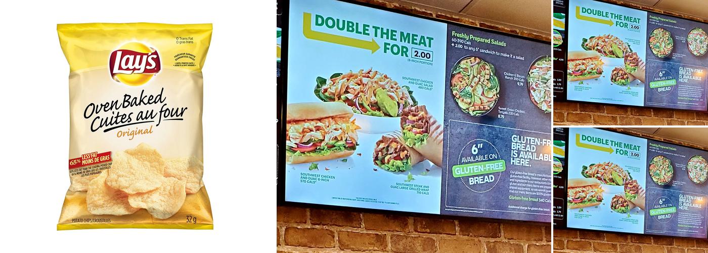 Subway Menu