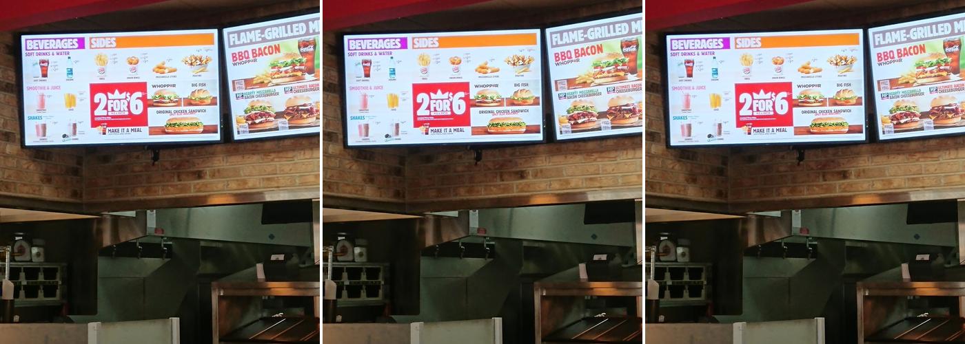 Burger King Menu