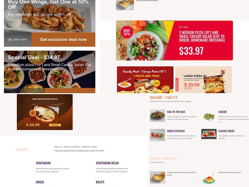 Orange Bob Pizza & More... Menu